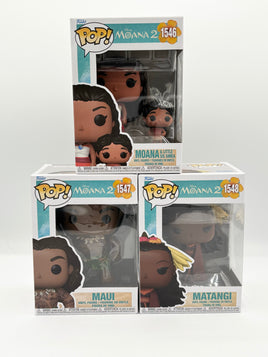 Funko Pop Moana 2 Set Of 3 Pops