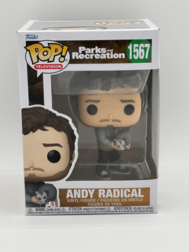 Funko Pop Parks and Rec Andy Radical #1567