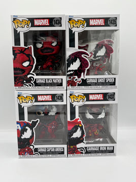 Funko Pop Marvel Carnage Set of 4 Pops