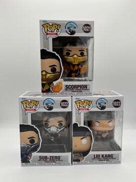 Funko Pop Mortal Kombat 1 Set Of 3 Pops