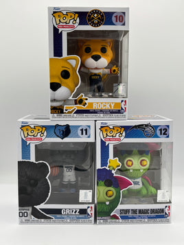 Funko Pop NBA Mascots Set Of 3 Pops