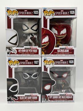 Funko Pop Gamerverse Spider-Man 2 Set Of 4 Pops