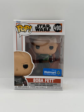 Funko Pop Star Wars Boba Fett Unmasked Walmart Exclusive #490