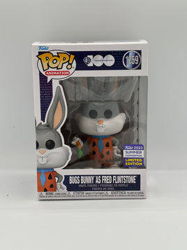 Funko Pop WB100 Bugs Bunny As Fred Flintstone Summer Convention Exclusive #1259