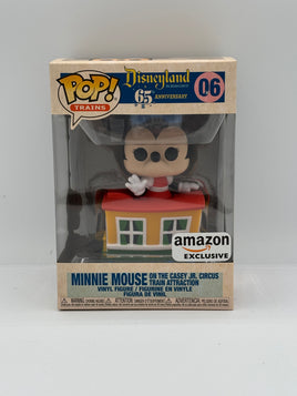 Funko Pop Disneyland 65th Minnie Mouse On Train Amazon Exclusive #06