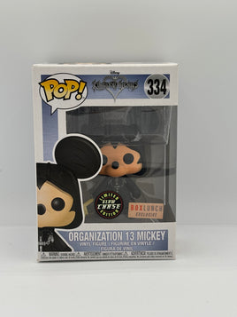 Funko Pop Kingdom Hearts Organization 13 Mickey GITD Chase BL Exclusive #334