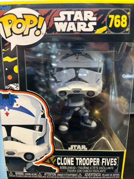 Funko Pop Star Wars Retro clone Trooper Fives #768