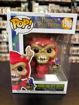 Funko Pop Black Cauldron Horned King With Creeper #1586