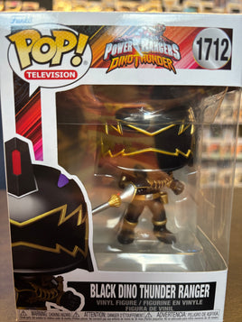 Funko Pop Power Rangers Dino Thunder Black Dino Thunder Ranger #1712