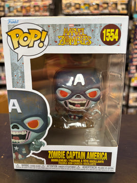 Funko Pop Marvel Zombies Zombie Captain America #1554